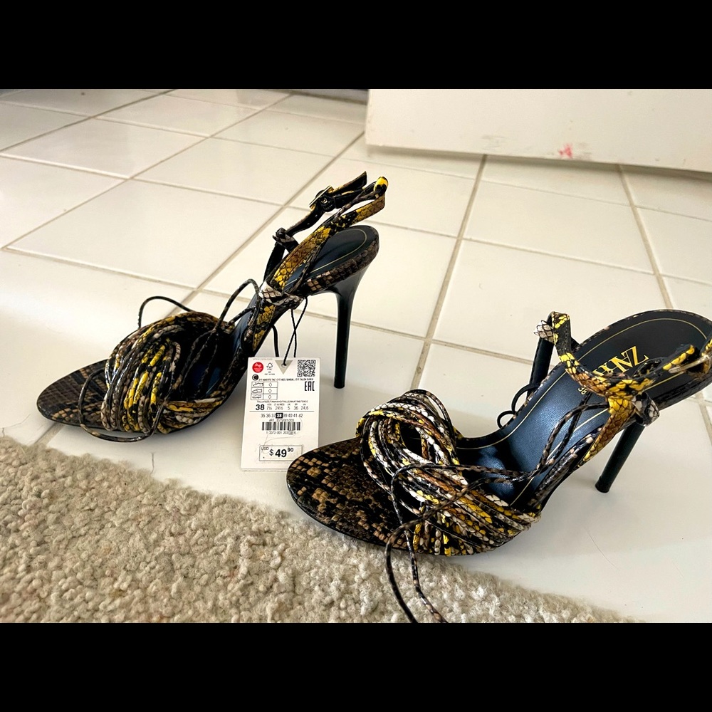 Brand new zara heels never worn before